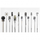 Collection of twelve American Modernist microphones, ca. 1925-1946